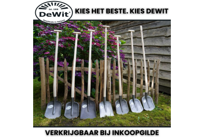 DeWit Spaden en Schoppen | Onmisbare Kwaliteit voor elke Tuinklus