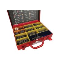 Dynaplus assortimentset unischroeven - OUTDOOR - AR - TX - in stalen koffer