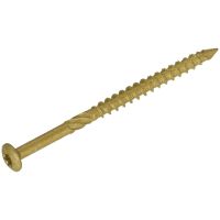 Dynaplus gevelschroef [200x] - AR-BRONZE - cillinderkop - TX-15 - 4.0x60/30mm