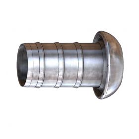 Cardan Vader-deel 50 x 50 mm - 2" slangtule met Z profiel, verzinkt, IT