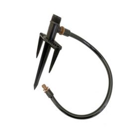 AGRO-SPIKE LDPE aansluitleiding 10 x 9,0 mm, L = 40 cm., sproeieraansluiting 1/2" bu.dr.
