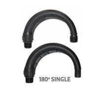 180°, 3/4" BSP / NPT bi.dr. x 3/4" BSP / NPT bu.dr.