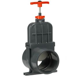 VdL PVC Schuifafsluiter, 125 mm, aslengte 200 cm