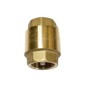 Messing tussenklep 1 1/4", type 40