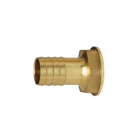Messing slangtule, 1/2" bi.dr. x 10 mm