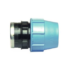 PE klemkoppeling 32 mm x 1'' bi.dr.