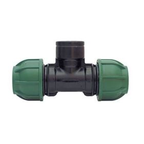 63 x 2" x 63 mm, T-stuk 90°, 1 x bi.dr., PN10