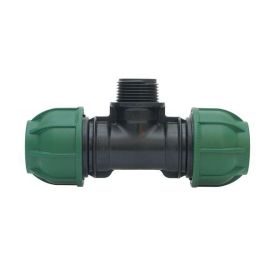 50 x 1 1/4" x 50 mm, T-stuk 90°, 1 x bu.dr., PN10