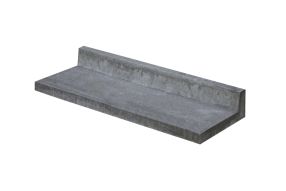 Schellevis Oudhollands Traptrede 40x15x100 Grijs