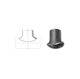 Aanlas zadelstuk 90°, 139,7 x 4,0 mm