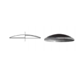 Stalen bol lasdeksel / blind schijf 219,1 mm