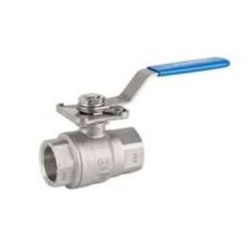 Kogelkraan RVS, 3/8" bi. x bi.dr.