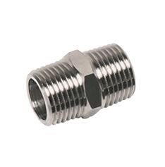Verloop nippel, 3/8" x 1/4"