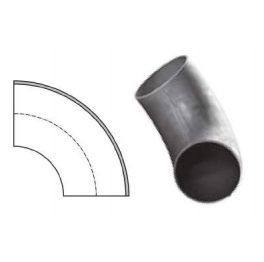 Lasbocht, S3, 90°, 88,9 x 3,2 mm
