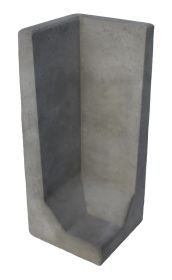 Hoek L-element 100x40x40 Grijs