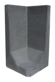 Hoek L-element 80x40x40 Antraciet
