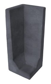 Hoek L-element 100x40x40 Antraciet