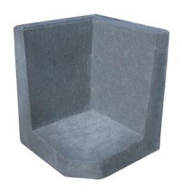 Hoek L-element 50x40x40 Antraciet
