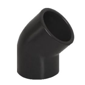 Knie PVC-U 45°, 140 x 140 mm