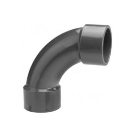 Bocht PVC-U 90°, 40 x 40 mm, PN16