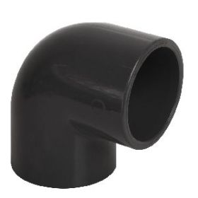 Knie PVC-U 90°, 140 x 140 mm