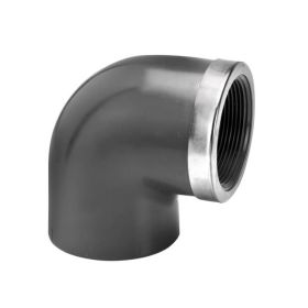 Knie PVC-U 90°, 25 mm x 3/4" bi.dr.