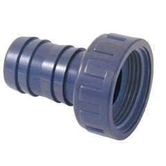 Slangpilaar PVC-U met wartel, 16 x 3/4"