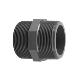 Draadnippel PVC-U 2 1/2" x 2 1/2"
