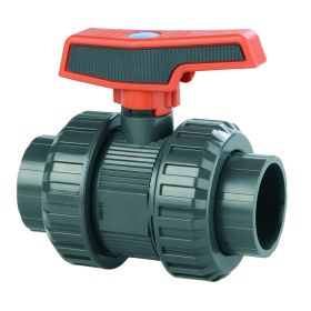 Kogelkraan PVC-U 1 1/4" bi.dr.