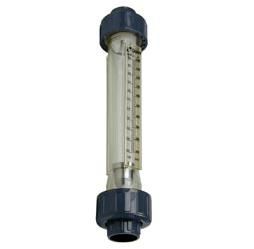 Flowmeter capaciteit 10-100 l/h diameter 20 mm