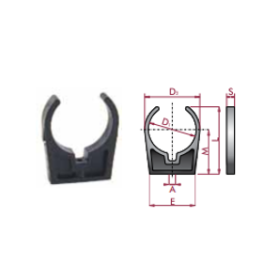 Cepex PP buisklem 20 mm