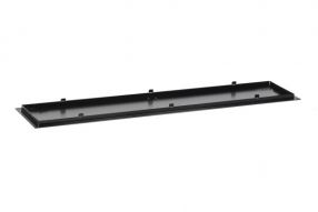 Bodemplaat 250x1200 Zwart aluminium