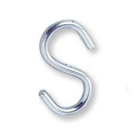 BIS stalen S-haak elektrolitisch verzinkt 3,5 x 3,0 mm