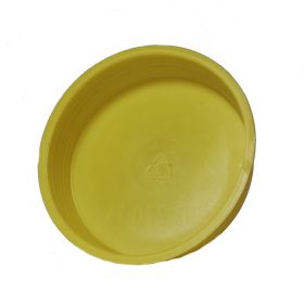 PE Speciedeksel 70 mm Universeel Geel