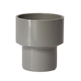 PVC-Metaal Overgangsstuk 50 x 54 mm grijs