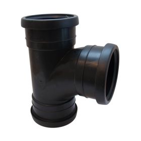 PP stroom t-stuk 75 x 75 mm