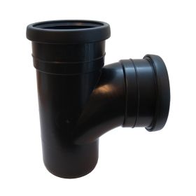 PP stroom t-stuk diam. 110 x 110 mm