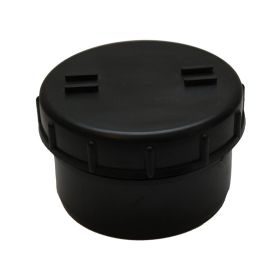 PP eindstop met schroefdeksel diam. 75 mm
