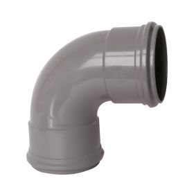 PVC buitenriolering bocht 250 mm, 87,5°, M/M, SN4