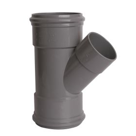PVC buitenriolering T-stuk 110 x 50 mm, 45°, 2 x M/LM
