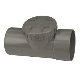 PVC buitenriolering ontstopping T-stuk 125 mm