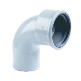 PVC buitenriolering flexibele bocht, 125 mm 88°, SN8