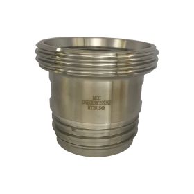 IBC RVS316 verloopnippel S60x6 x bu.dr., 50mm
