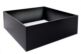 Vierkant 120x120 40 cm Aluminium