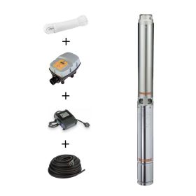 Bronpomp, 4" ST 18-27, 2,2kW, 230 VAC, + frequentie besturing