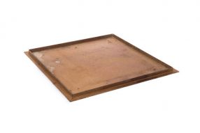 Bodemplaat 400x400 Plaatstaal