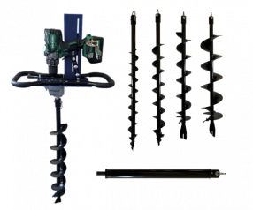 RJ110 accuboorhouder complete set